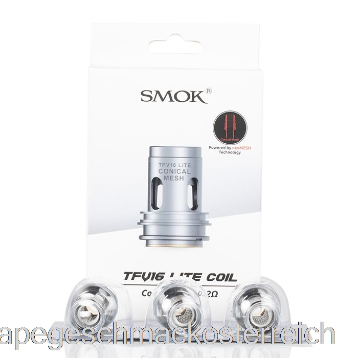 Smok TFV16 Lite Ersatzspulen, 0,2 Ohm, Konische Mesh-Spulen, Vape-Geschmack